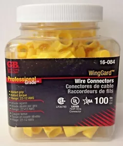 Gardner Bender 16-084 gelb WingGard Drahtverbinder 100 Stück USA - Bild 1 von 1