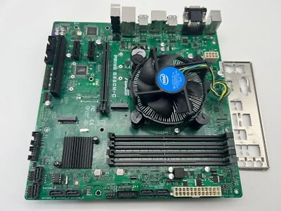 ASUS PRIME B360M-C/CSM LGA1151 DDR4 uATX Motherboard w/i3-8100 CPU & I/O - Image 1 of 4