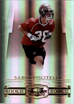 A0654- 2007 Donruss Threads #198 Sabby Piscitelli RC /999 - NM-MT - Image 1 of 2
