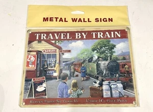 Letrero de pared de metal Cadbury's Steam Train Day Out 8”x6” dulce y nostálgico - Imagen 1 de 4