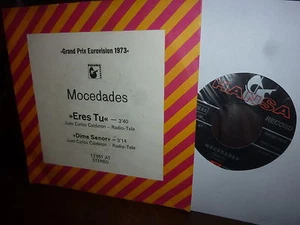 Mocedades, Eres Tu, Grand Prix Eurovision 1973, German Hansa 12651 AT 7" - Imagen 1 de 1