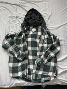 Flannel Hoodie In Men's Casual Shirts 
