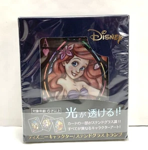 Tenyo Disney Characters Stained Glass Playing Cards / Trump / Rare - Picture 1 of 4