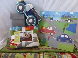 8 pc Circo Around Town Collection Twin Quilt Bedding & Decor Set NIP - Picture 1 of 12