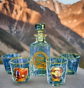 Juego de barra decantadora de licor de whisky escocés John Wayne edición limitada conmemorativa - Imagen 1 de 10