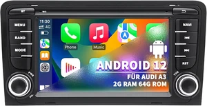Autoradio per Audi A3 S3 8P RS3 2003 2004 2005 2006 2007 2008 2009 2010 2011 201 - Foto 1 di 12