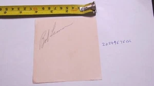 Bob Lemon signed Cut/Paper - Picture 1 of 3