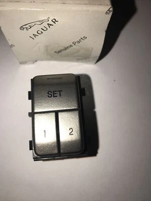 JAGUAR XFR XF XFR-S 2009-2015 Interruptor de botón de memoria del asiento del conductor delantero izquierdo OEM Foto 1 de 3