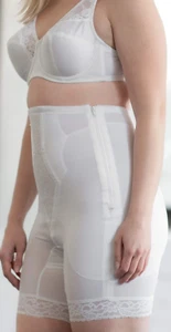 Rago 6228 Girdle High Waist Leg Shaper Medium Shaping White XL - Picture 1 of 2