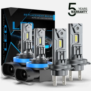For Hyundai Genesis Sedan 4-Door 2009-2014 H7 H11 LED Headlight Bulbs Cold White - Bild 1 von 15