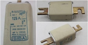 SIBA Sicherung NH1 125A 500V 2019104 - 1 Stück - Picture 1 of 7