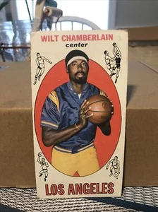 Topps 1969 Tall Boy Vintage Basketball Card #1 Wilt Chamberlain Los Angeles Used - Picture 1 of 10
