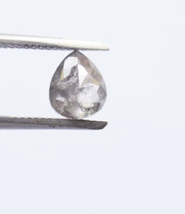 Natürlicher loser Diamant Rosenschliff Birnegrau Farbe I3 Reinheit 6,90 mm 1,... - Bild 1 von 8