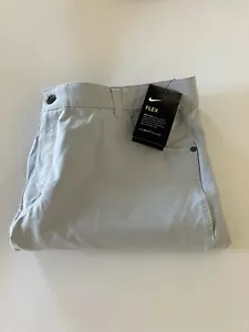 Nike Flex 5 tasche pantaloni da golf uomo slim fit BV0278-042 grigi taglia 38x32 nuovi WTag - Foto 1 di 13