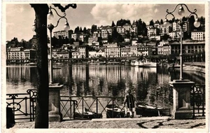 CPA Carte Postale Suisse Lugano Quai 1954 VM101047ok - Picture 1 of 2