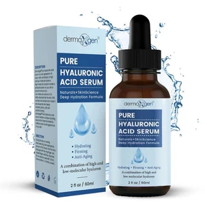 PURE 100% Hyaluronic Acid Serum anti Aging Intense Serum for Face Anti-Aging, Mo - Picture 1 of 12