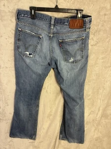Jeans Levis 527X relaxed boot taglio uomo 34x30 misura 34x31 denim y2k cowboy retrò - Foto 1 di 19