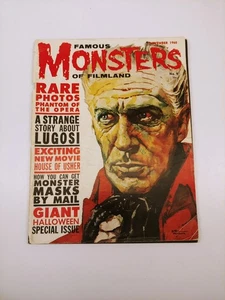 #9 NOV. 1960 Vol. 2-#9 Famous MONSTERS of Filmland Vintage Magazine Comic ACCPT - Bild 1 von 6