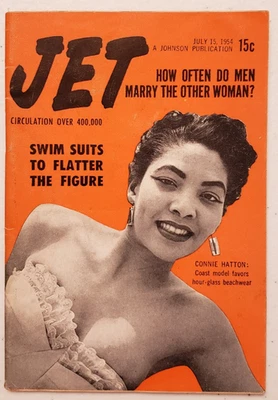 Jet Magazine July 15 1954 Connie Hatton~Swim Suits Fashion~Eartha Kitt - Image 1 of 4