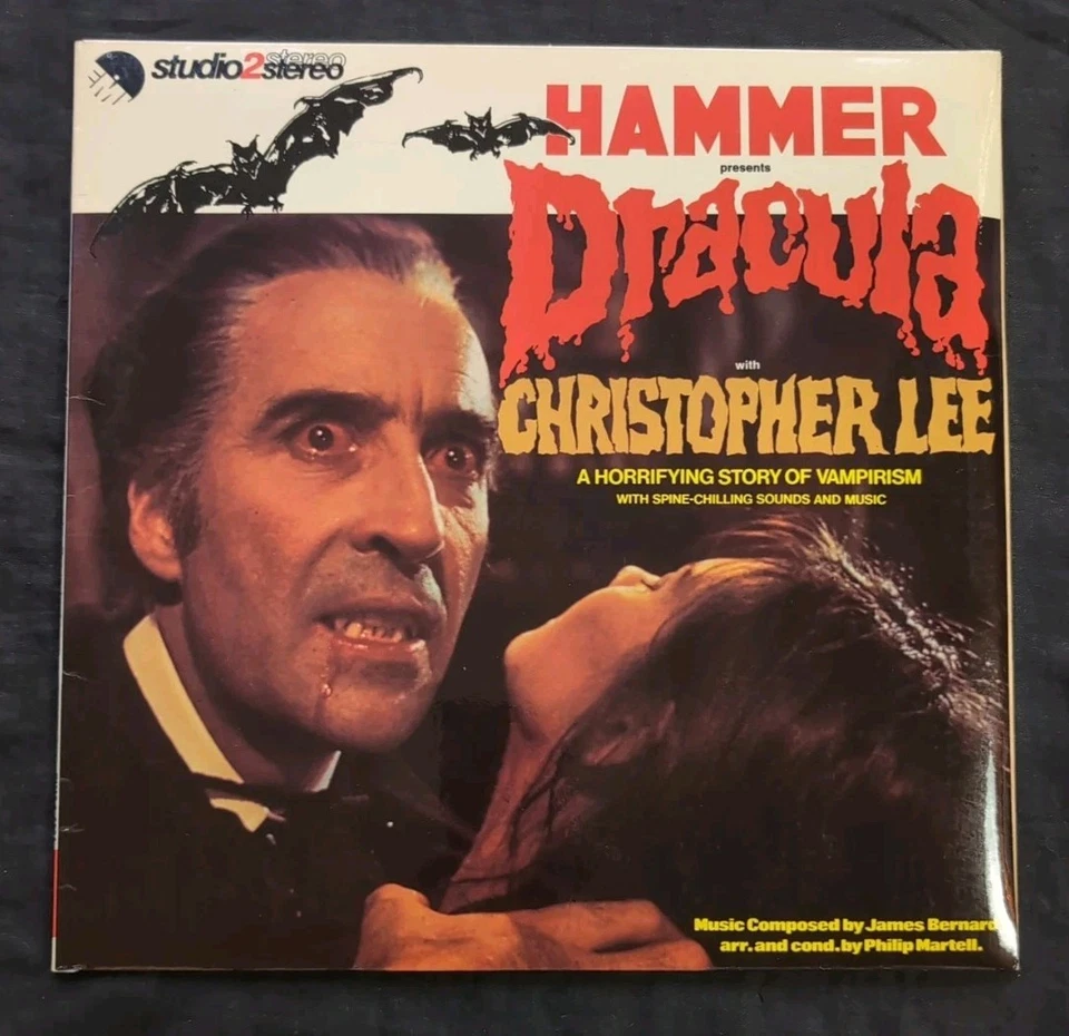 Hammer DRACULA w/ Christopher Lee Vinyl  1st Press 1974 Universal Monster P264 Foto 1 de 4