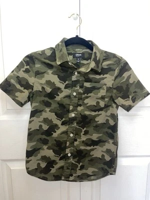 Urban Pipeline Camuflaje Verde Vestido Abotonado Manga Corta Camisa-Niños Talla Pequeña  Foto 1 de 4