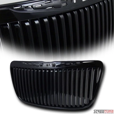 For 11-14 Chrysler 300 300C Black Vertical Front Hood Grill Grille Replacement Foto 1 de 3