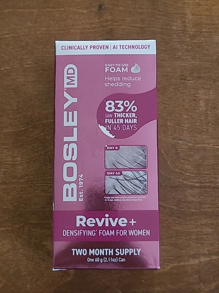 BosleyMD Revive+ Densifying Foam For Women 2 Months Supply NEW SEALED - Image 1 of 1
