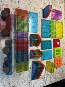 Magnet Tiles Mag-Genius Magna Award Winning Building Magnetic Toy 110+ Pc New - Picture 1 of 4