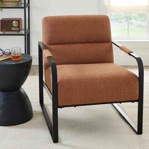 Better Homes & Gardens Sedia con accento Wyatt, bouclé in rame - Foto 1 di 6