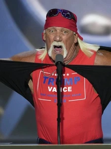 HULK HOGAN - TRUMP - ICÔNE DE LUTTE WWE - Photo imprimée brillante 4x6 - Photo 1 sur 1