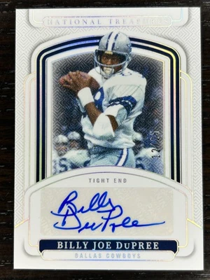 Billy Joe DuPree 2024 National Treasures Holo Silver SSP Auto! 12/25! Cowboys - Image 1 of 2