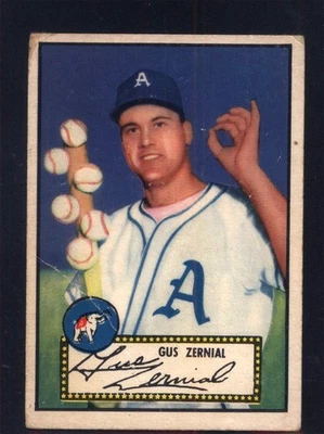 1952 Topps #31 Gus Zernial Athletics (VG) 008803 - Image 1 of 2