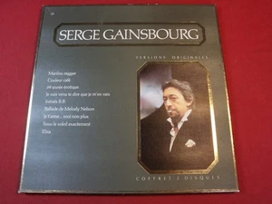 Serge Gainsbourg VERSIONS ORIGINALES - Polygram France 1986 - 3 LP-Box - Picture 1 of 3