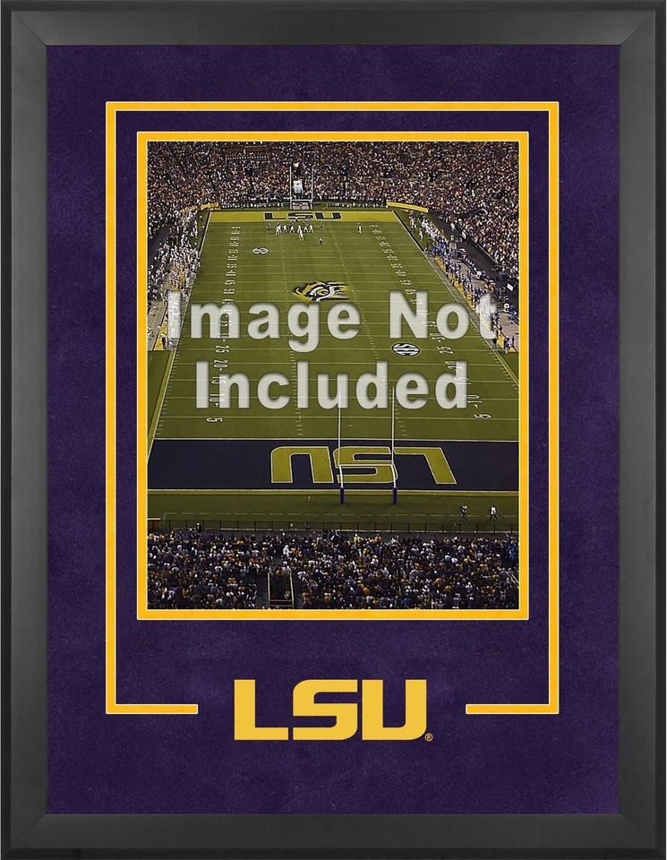 LSU Tigers Deluxe 16" x 20" Vertical Photograph Frame with Team Logo - Image 1 of 1