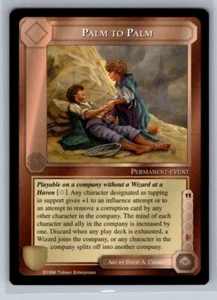 Palm to Palm NM Limited Dark Minions Middle Earth CCG LoTR - Imagen 1 de 2