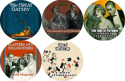 F. Scott Fitzgerald Lot of 5 Mp3 (Check Player) CD Audiobooks / The Great Gatsby Foto 1 de 4