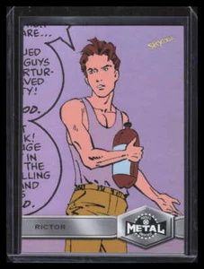 2020 SkyBox Marvel Metal Universe X-Men Rosa 155 Rictor 45/75 - Foto 1 di 2