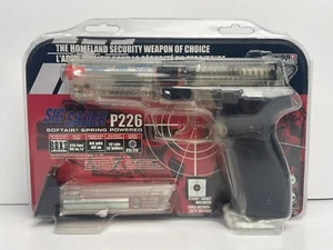 Sig Sauer P226 Airsoft Softair Pistol Clear w/ Target 315 FPS BBs NEW - Picture 1 of 7