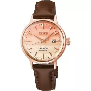 Seiko Presage SRE014J1 Ladies Pink Dial Automatic Dress Japan Made - Picture 1 of 8