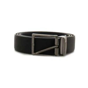 Cintura OFFICINE DEL CUOIO Uomo Pelle Reversibile Nero-blu - 120-35-120NBLU - Picture 1 of 1