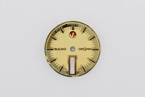 RADO DiaStar 8 Vintage Golden Day Date Watch Dial Swiss T 25.5mm (SO1086) - Picture 1 of 2