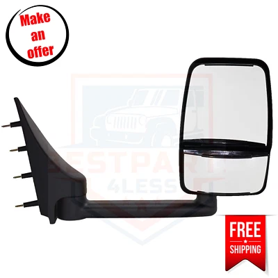 Kool Vue FD175R 拖曳镜右侧适用于 2007 - 2014 年福特 E-150 XL,XLT — 第 1/4 张图片