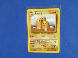 Pokemon Base Set "Dugtrio" EX- CASI NUEVO VER ESCANEOS - Imagen 1 de 2