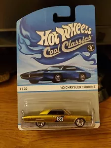 Hot Wheels 2013  Cool classics 63 Chrysler turbine in gold - Picture 1 of 2