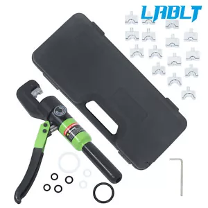 LABLT Crimpatrice Idraulica 6 Mt Filo Batteria Cavo Lug Terminale Strumento 8Dies - Foto 1 di 9