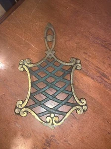 Jerusalem Vintage Brass Trivet  Made In Israel. - Picture 1 of 2