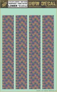 HGW 1/32 4 colores pastilla transparente muy descolorida - textura de tela - 532042 - Imagen 1 de 3