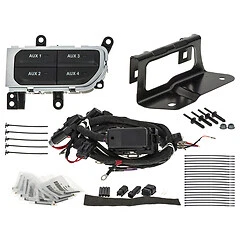 18-20 WRANGLER JL GLADIATOR AUXILIARY SWITCH BANK SILVER TRIM MOPAR 82215798AE - Изображение 1 из 4