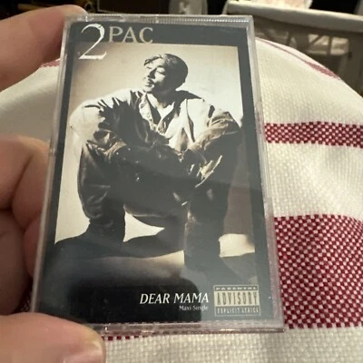 2Pac Dear Mama Cassette Maxi Single Hip Hop Rap 1995 Interscope Tupac - Image 1 of 2