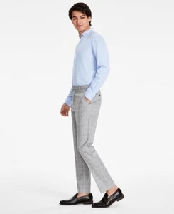 Tommy Hilfiger Herren Hose grau Modern Fit Flex Stretch gemustert Gr. 34 W 34 L * - Bild 1 von 6
